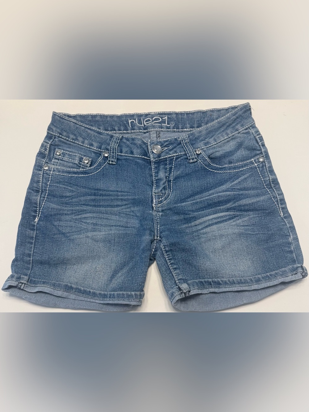 Rue21 Light Blue Denim Shorts